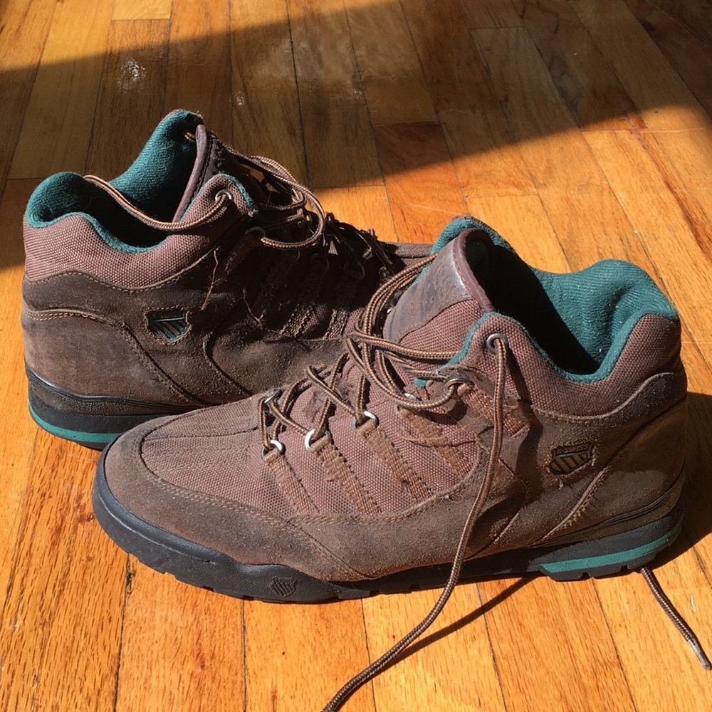 Vintage K-Swiss hiking boots